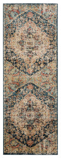 Rugs Cheap Rugs - 31" x 86" x 0.37" Multi Olefin Frieze Runner Rug HomeRoots