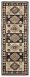 Rugs Cheap Rugs - 31" x 86" x 0.37" Walnut Olefin Frieze Runner Rug HomeRoots
