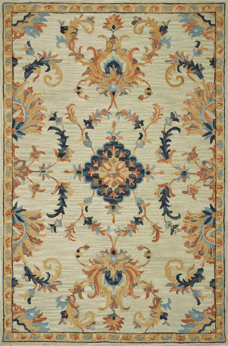 Rugs Cheap Rugs - 5' x 7'6" Wool Mint Area Rug HomeRoots