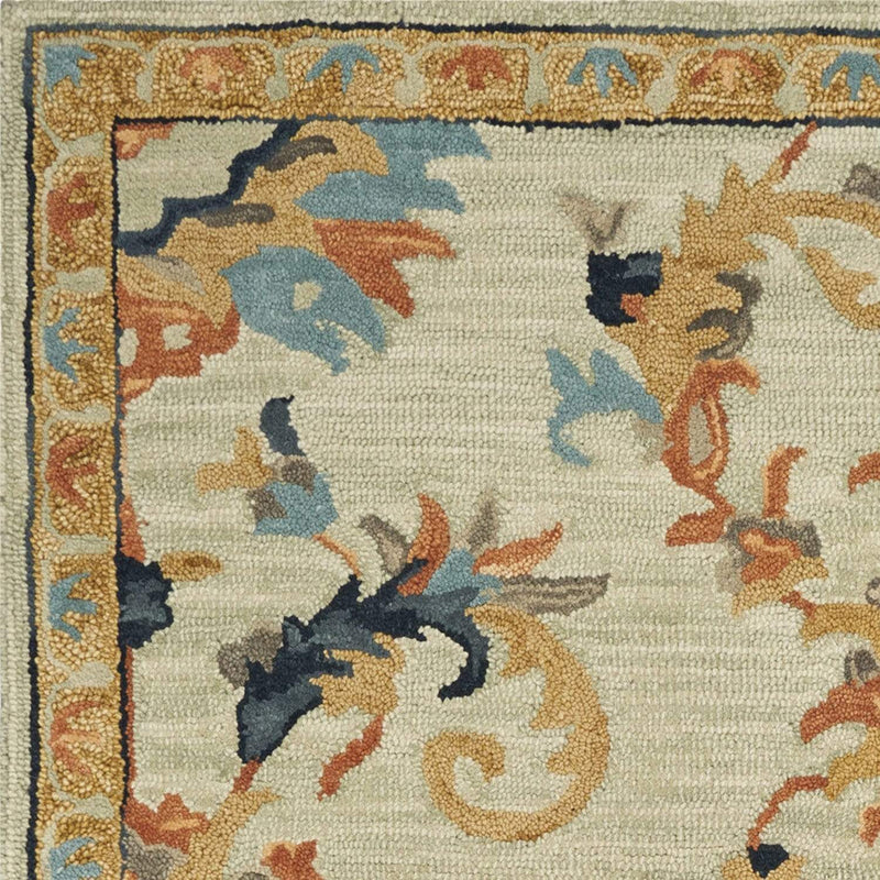 Rugs Cheap Rugs - 5' x 7'6" Wool Mint Area Rug HomeRoots