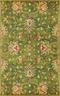 Rugs Cheap Rugs - 5' x 8' Wool Emerald Green Area Rug HomeRoots