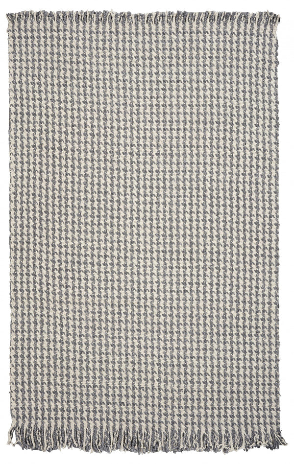 Rugs Cheap Rugs - 5' x 8' Wool Ivory/Grey Area Rug HomeRoots