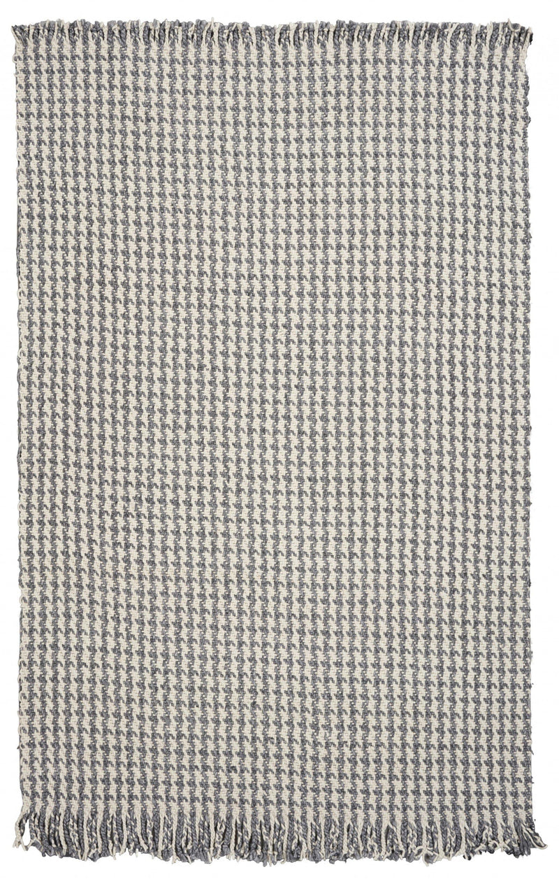 Rugs Cheap Rugs - 5' x 8' Wool Ivory/Grey Area Rug HomeRoots