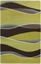Rugs Cheap Rugs - 5' x 8' Wool Lime/Mocha Area Rug HomeRoots