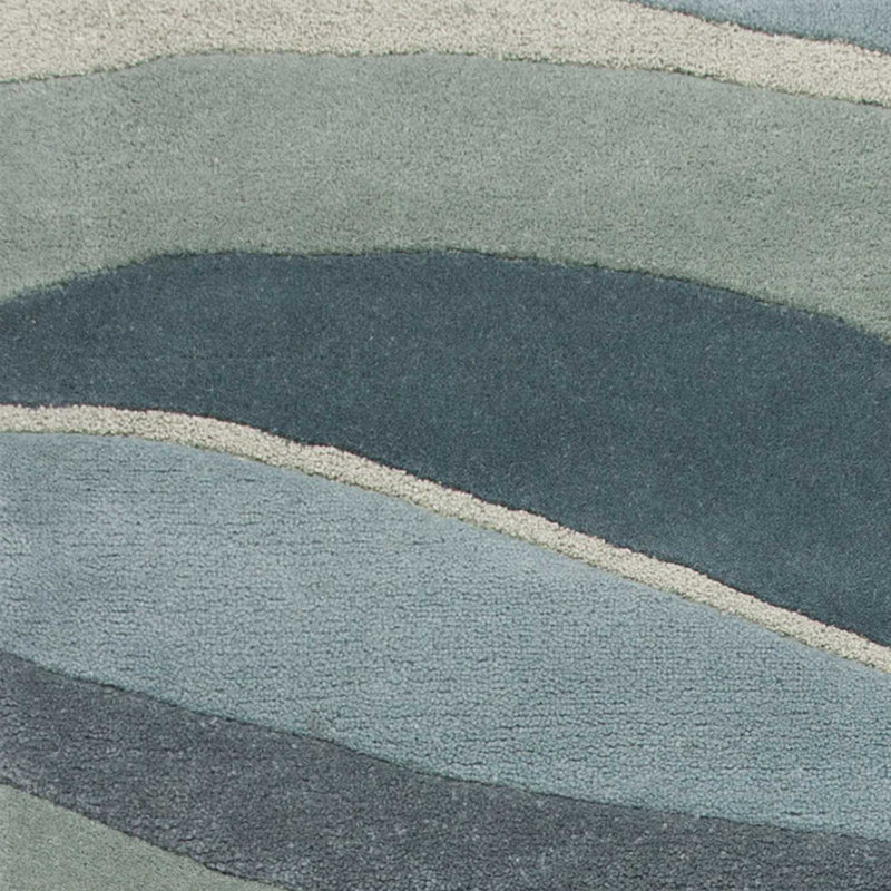 Cheap Rugs - 5' x 8' Wool Ocean Area Rug