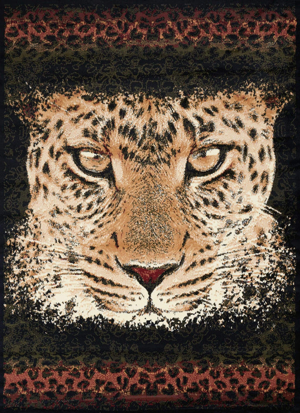 Rugs Cheap Rugs 63" x 86" x 0.31" Multi Polypropylene Area Rug 9519 HomeRoots