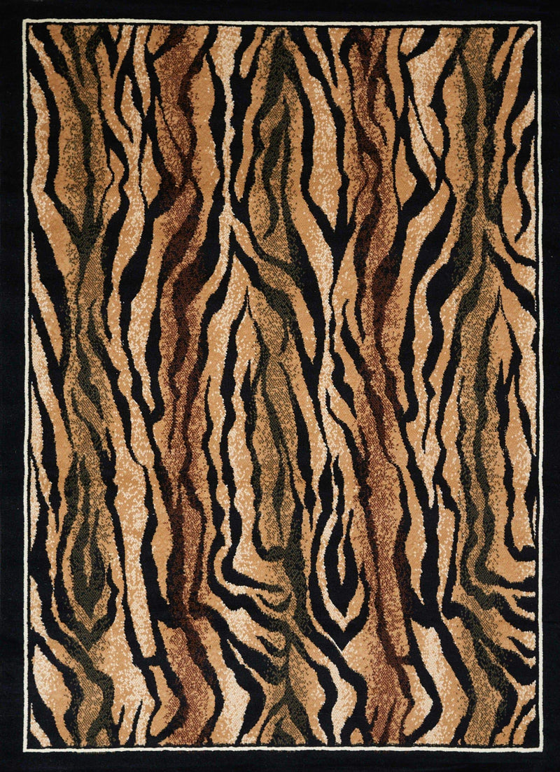 Rugs Cheap Rugs 63" x 86" x 0.31" Multi Polypropylene Area Rug 9522 HomeRoots