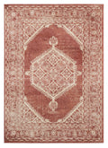Rugs Cheap Rugs - 63" x 86" x 0.37" Brick Olefin Frieze Area Rug HomeRoots