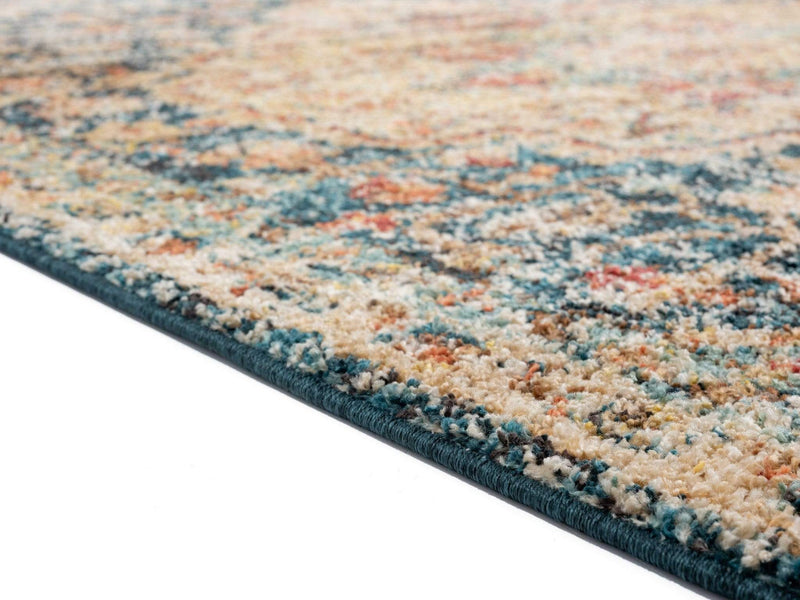 Rugs Cheap Rugs - 63" x 86" x 0.37" Multi Olefin Frieze Area Rug HomeRoots