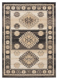 Rugs Cheap Rugs - 63" x 86" x 0.37" Walnut Olefin Frieze Area Rug HomeRoots
