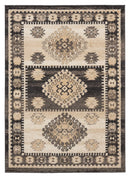 Rugs Cheap Rugs - 63" x 86" x 0.37" Walnut Olefin Frieze Area Rug HomeRoots