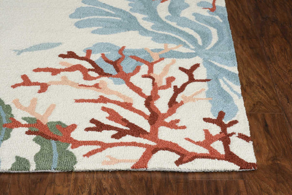 Rugs Cheap Rugs For Sale - 20" X 30" X 0.'25" Ivory Polyester Rug HomeRoots