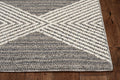 Rugs Cheap Rugs For Sale - 31" X 93" X 0.'25" Grey/Ivory Polypropylene Rug HomeRoots