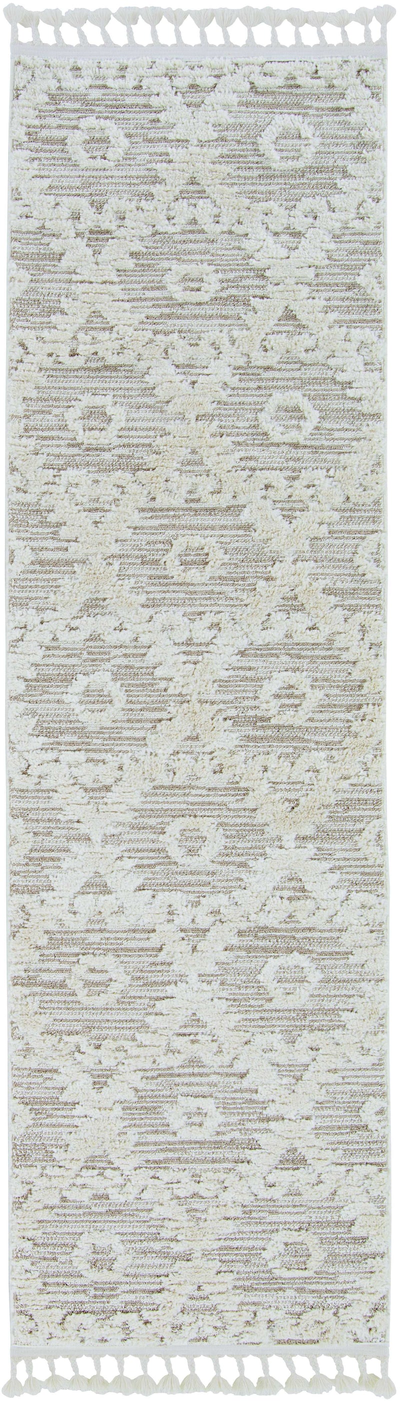 Rugs Cheap Rugs For Sale - 39" X 59" X 0.'25" Ivory Beige Polyester Rug HomeRoots
