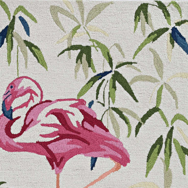 Rugs Cheap Rugs For Sale - 39" X 63" X 0.'25" Ivory/Pink Polyester Rug HomeRoots