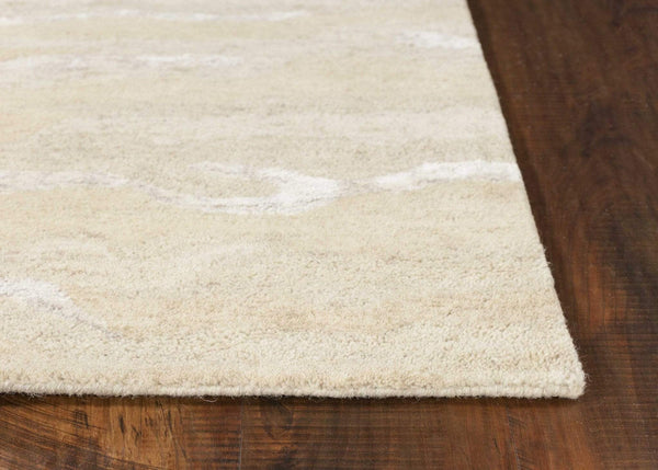 Rugs Cheap Rugs For Sale - 39" X 63" X 0.'5" Ivory Wool / Viscose Rug HomeRoots