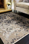 Rugs Cheap Rugs For Sale - 63" X 91" X 0.'5" Ivory/Beige Polypropylene Rug HomeRoots