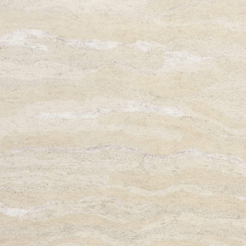Rugs Cheap Rugs For Sale - 90" X 114" X 0.'5" Ivory Wool / Viscose Rug HomeRoots