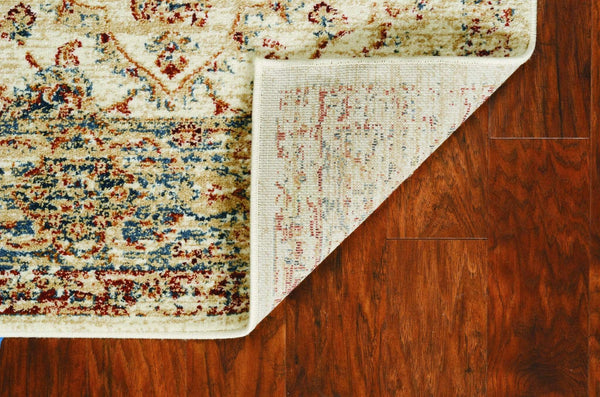 Rugs Cheap Rugs For Sale - 91" X 130" X 0.'5" Ivory Polypropylene Rug HomeRoots