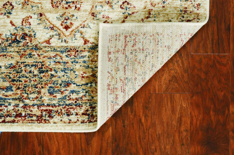 Rugs Cheap Rugs For Sale - 91" X 130" X 0.'5" Ivory Polypropylene Rug HomeRoots