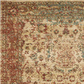 Rugs Cheap Rugs Online - 118" X 158" X 0.'5" Sand/Coral Polypropylene Rug HomeRoots