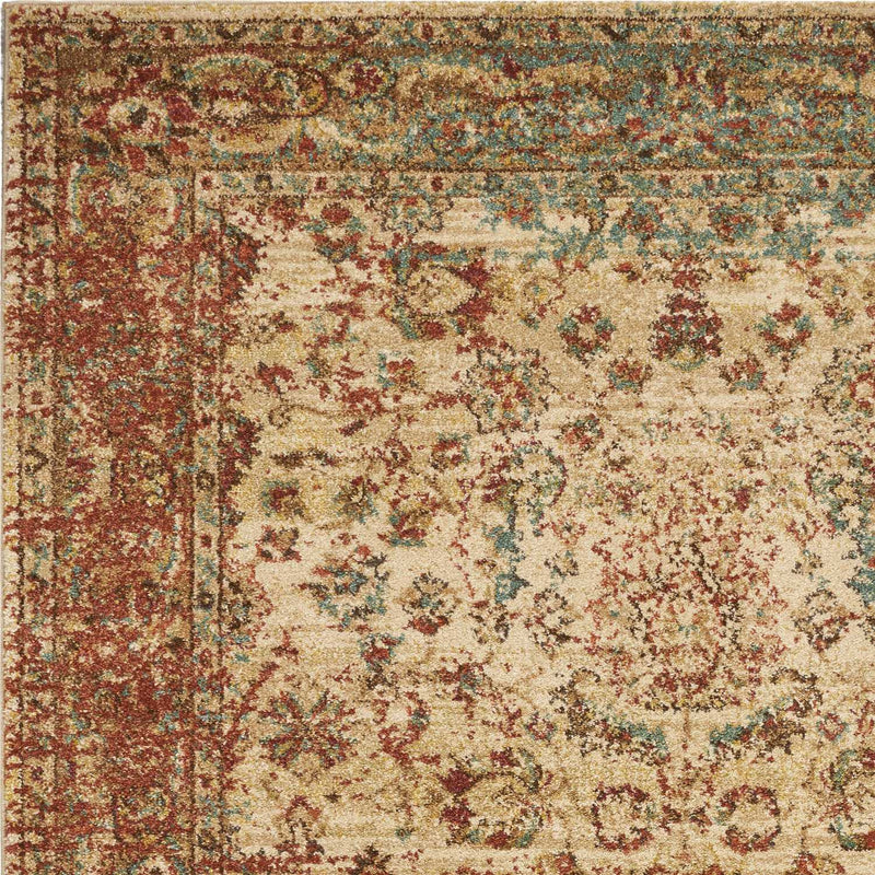 Rugs Cheap Rugs Online - 118" X 158" X 0.'5" Sand/Coral Polypropylene Rug HomeRoots