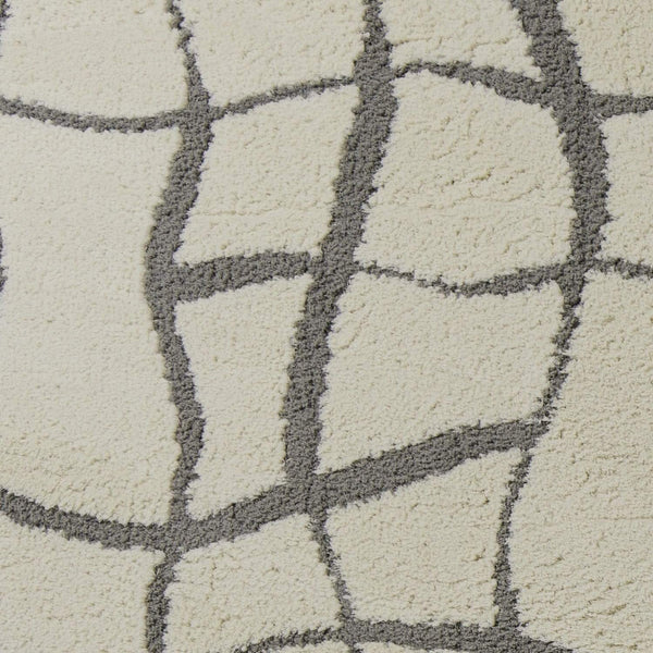 Rugs Cheap Rugs Online - 94" X 126" X 0.'5" Ivory Microfiber Rug HomeRoots