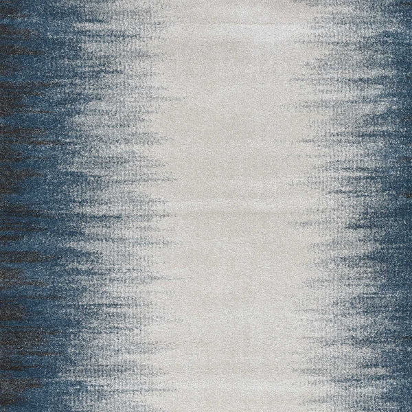 Rugs Cheap Rugs Online - 94" X 130" X 0.'5" Ivory Blue Polypropylene Rug HomeRoots