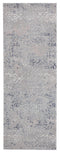 Rugs Cheap Runner Rugs 31" x 86" x 0.39" Blue Polyester/Olefin Runner Rug 7873 HomeRoots