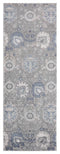 Rugs Cheap Runner Rugs 31" x 86" x 0.39" Blue Polyester/Olefin Runner Rug 7887 HomeRoots