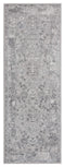 Rugs Cheap Runner Rugs 31" x 86" x 0.39" Grey Polyester/Olefin Runner Rug 7859 HomeRoots
