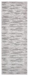Rugs Cheap Runner Rugs 31" x 86" x 0.39" Silver Polyester/Olefin Runner Rug 7950 HomeRoots