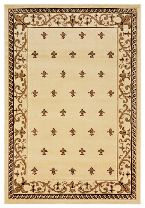 Rugs Cheap Runner Rugs 31" x 88" x 0.53" Beige Olefin/Polypropylene Runner Rug 7502 HomeRoots