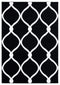 Rugs Cheap Runner Rugs 31" x 88" x 0.53" Black Olefin/Polypropylene Runner Rug 7484 HomeRoots