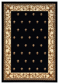 Rugs Cheap Runner Rugs 31" x 88" x 0.53" Black Olefin/Polypropylene Runner Rug 7520 HomeRoots
