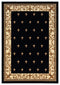 Rugs Cheap Runner Rugs 31" x 88" x 0.53" Black Olefin/Polypropylene Runner Rug 7520 HomeRoots