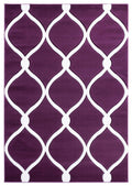 Rugs Cheap Runner Rugs 31" x 88" x 0.53" Plum Olefin/Polypropylene Runner Rug 7490 HomeRoots