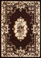 Rugs Cheap Runner Rugs - 33" x 86" x 0.4" Dark Brown Olefin Runner Rug HomeRoots