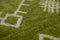 Rugs Cheap Runner Rugs - 63" x 86" x 0.79" Apple Green Polyester Runner Rug HomeRoots