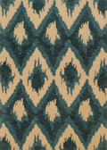 Rugs Cheap Runner Rugs 63" x 86" x 0.79" Denim Blue Polyester Runner Rug 7835 HomeRoots