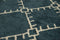 Rugs Cheap Runner Rugs - 63" x 86" x 0.79" Denim Blue Polyester Runner Rug HomeRoots