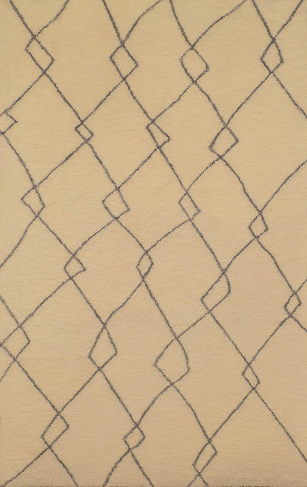 Rugs Cheap Runner Rugs - 63" x 86" x 0.79" Grey Polyester Runner Rug HomeRoots