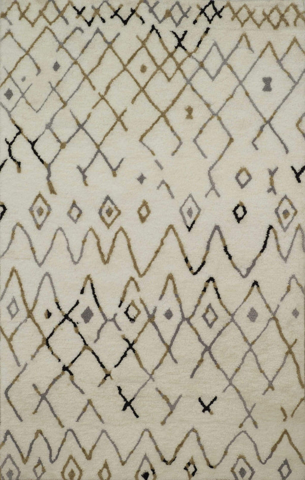 Rugs Cheap Runner Rugs - 63" x 86" x 0.79" Natural Polyester Runner Rug HomeRoots