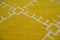 Rugs Cheap Runner Rugs - 63" x 86" x 0.79" Yellow Polyester Runner Rug HomeRoots