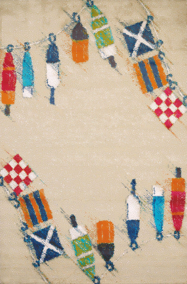 Rugs Clearance Area Rugs - 22" x 36" x 0.43" Sand Polypropylene Accent Rug HomeRoots