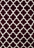 Rugs Clearance Rugs - 22" x 26" x 0.47" Burgundy Polyester Accent Rug HomeRoots