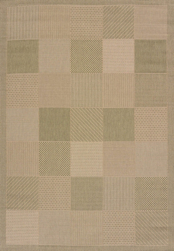 Rugs Clearance Rugs - 31" x 50" x 0.2" Green Polypropylene/Olefin Accent Rug HomeRoots