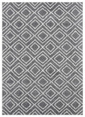 Rugs Clearance Rugs - 39" x 59" x 1.2" Grey Microfiber Polyester Mat Rug HomeRoots