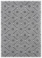 Rugs Clearance Rugs - 39" x 59" x 1.2" Grey Microfiber Polyester Mat Rug HomeRoots