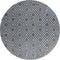 Rugs Clearance Rugs - 94" x 94" x 1.2" Grey Microfiber Polyester Round Rug HomeRoots